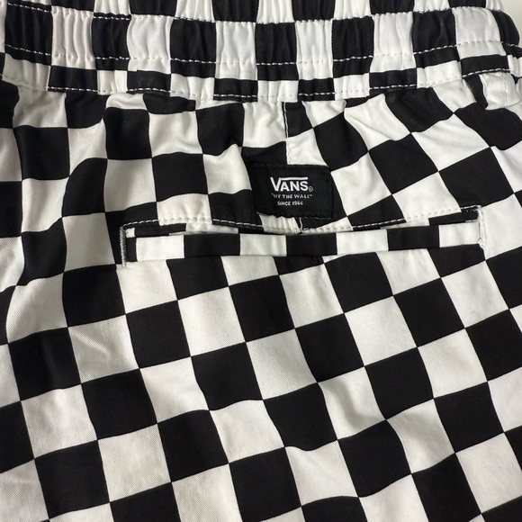 Vans Checkerboard Skate Shorts Cotton w Stretch New NWT - Picture 6 of 7